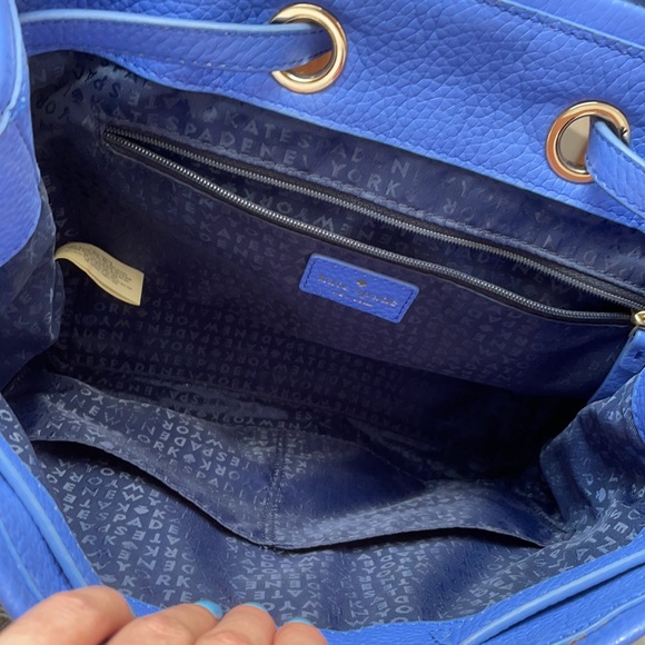 Blue Kate Spade Backpack in AMAZING Condition - Picture 3 of 6